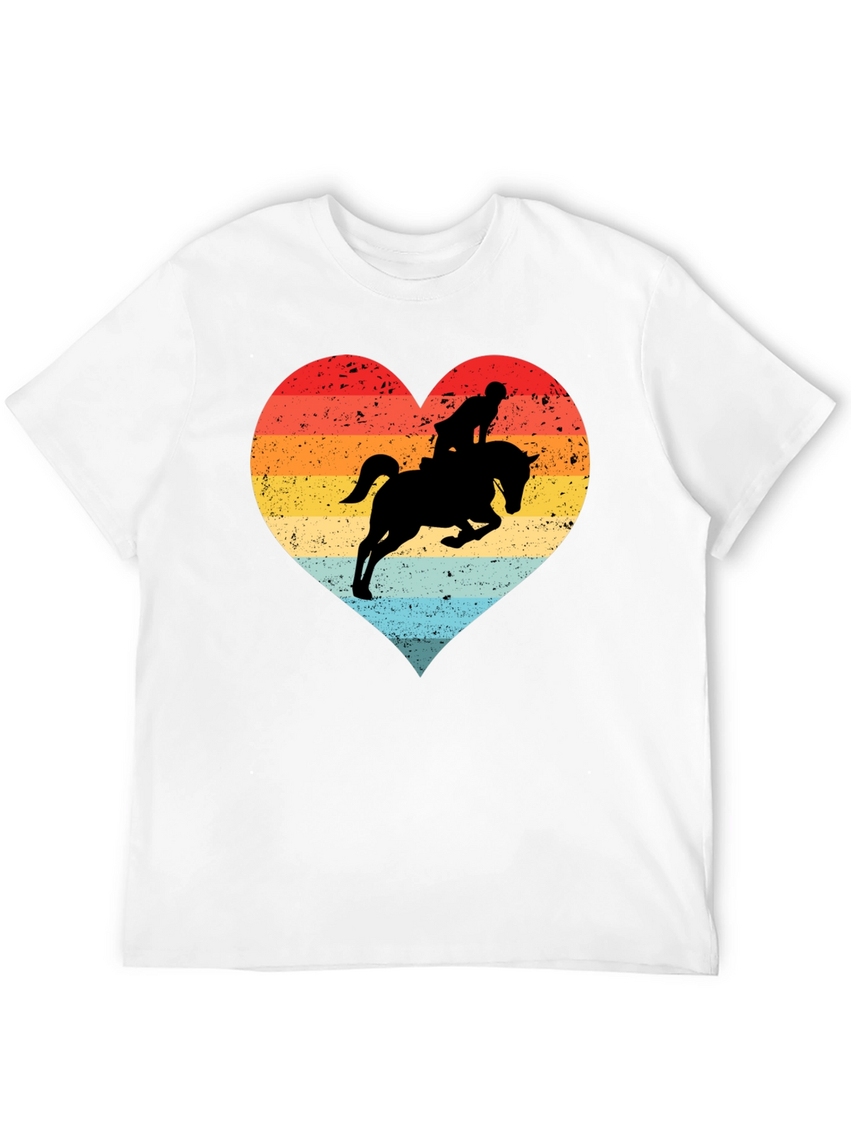 Equestrian Heart T-Shirt - Horse Riding Love Tee