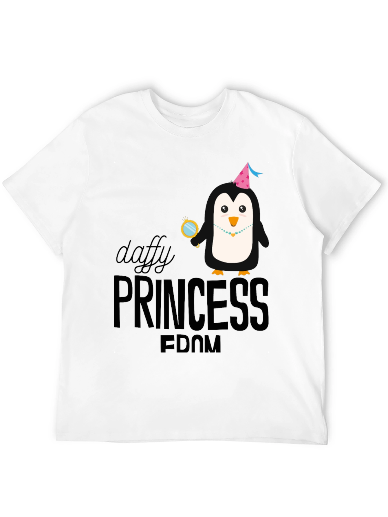 Daffy Princessdom Penguin T-Shirt - Black