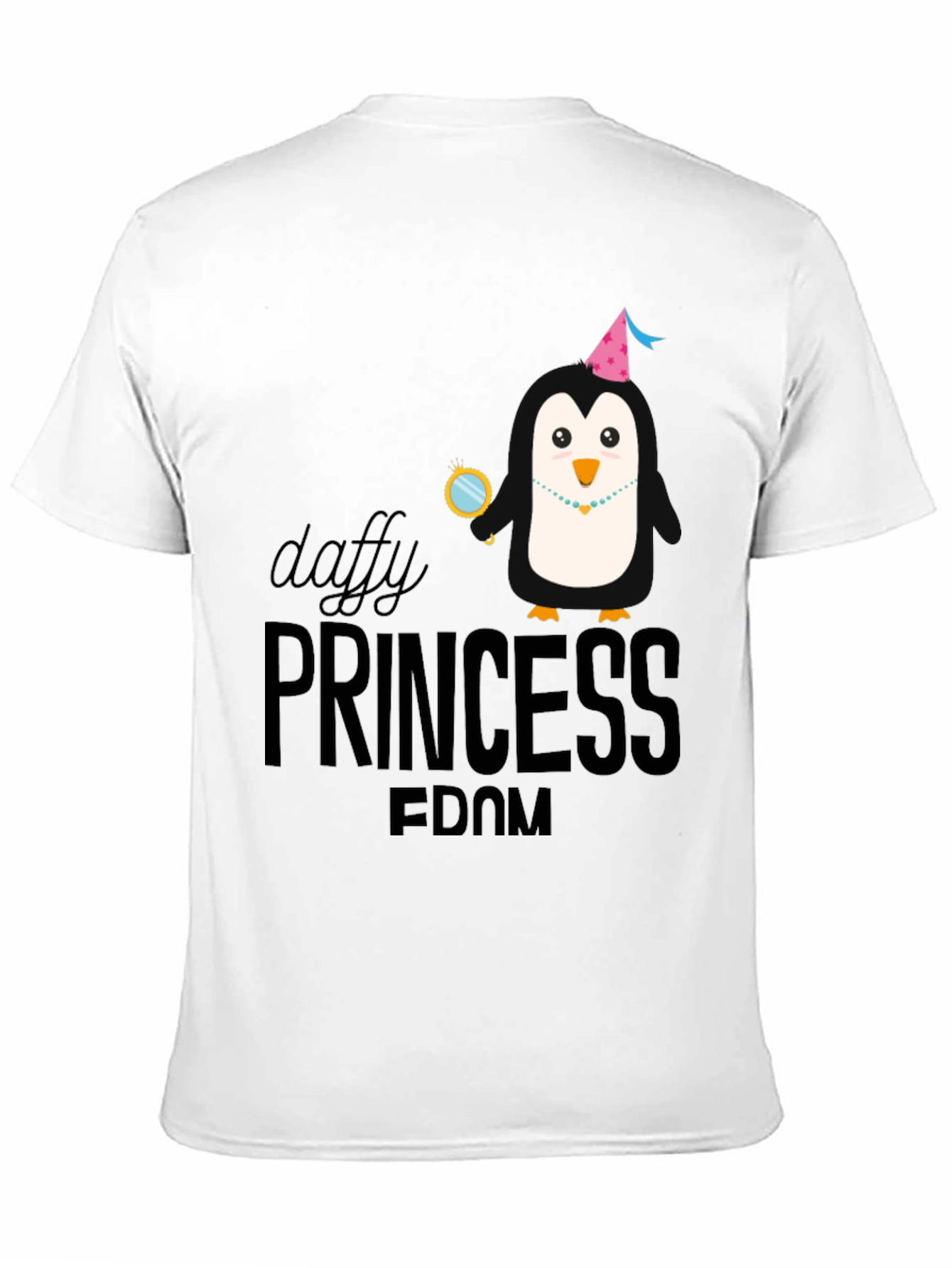 Daffy Princessdom Penguin T-Shirt - Black