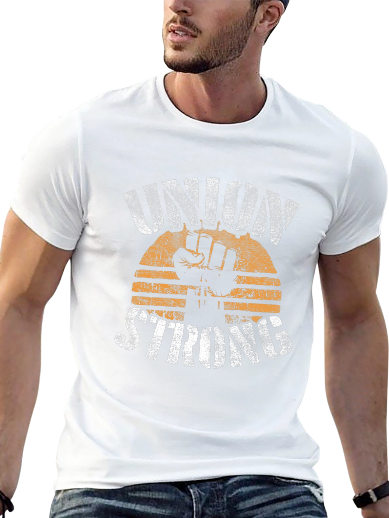 Union Strong Graphic T-Shirt - Black