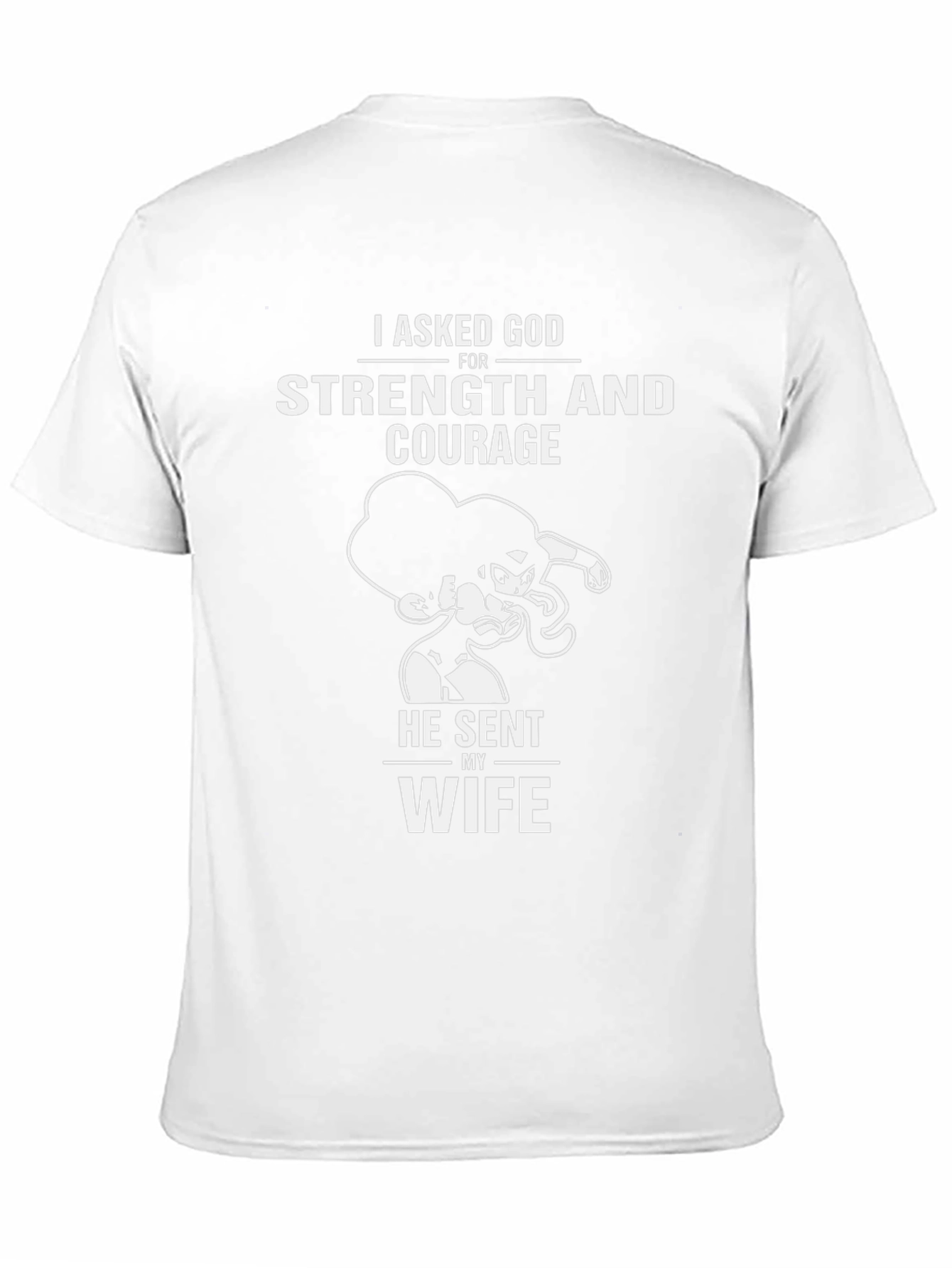 Strength and Courage Wife T-Shirt - Black