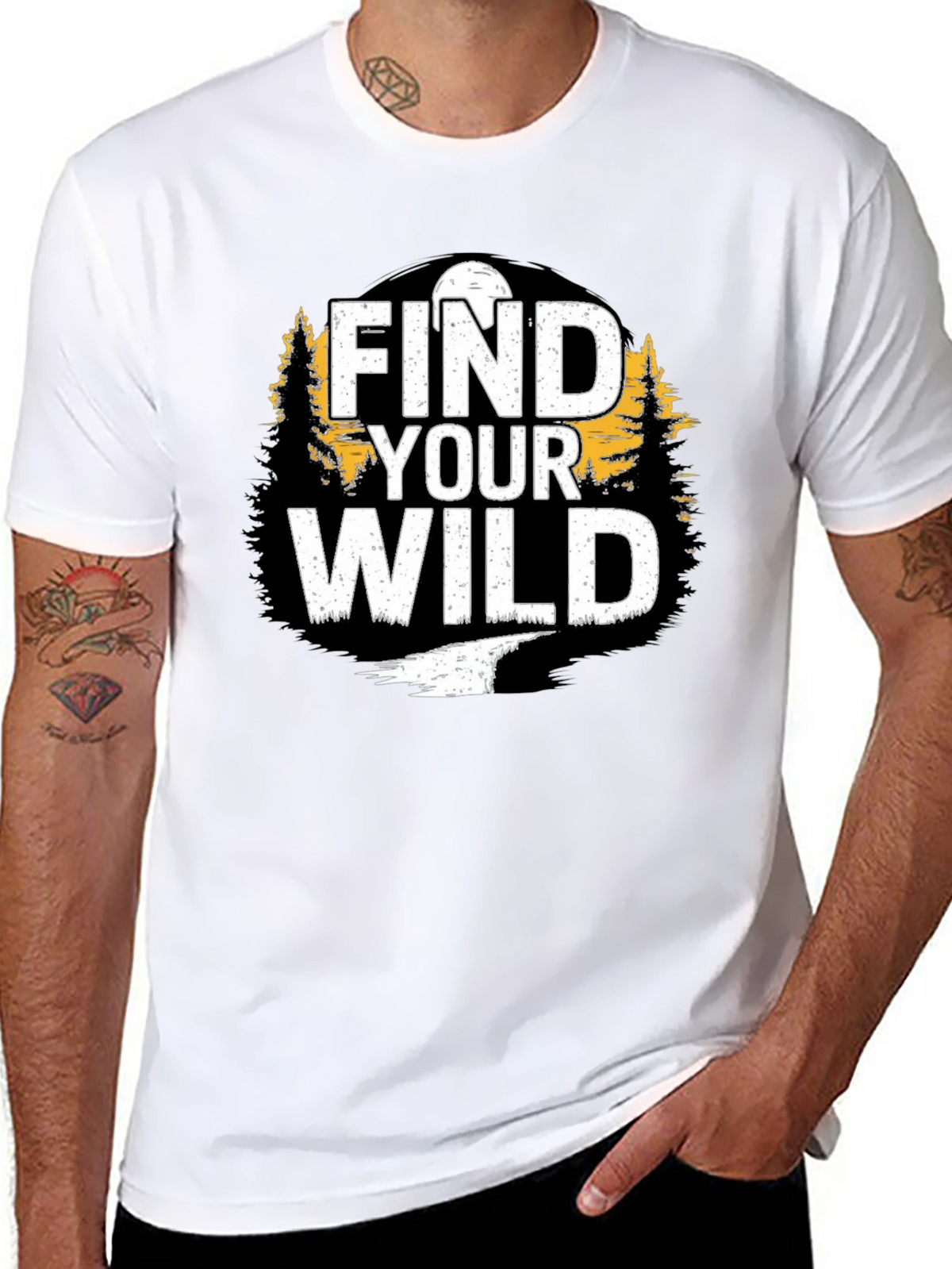 Find Your Wild Graphic Tee - Adventure Awaits
