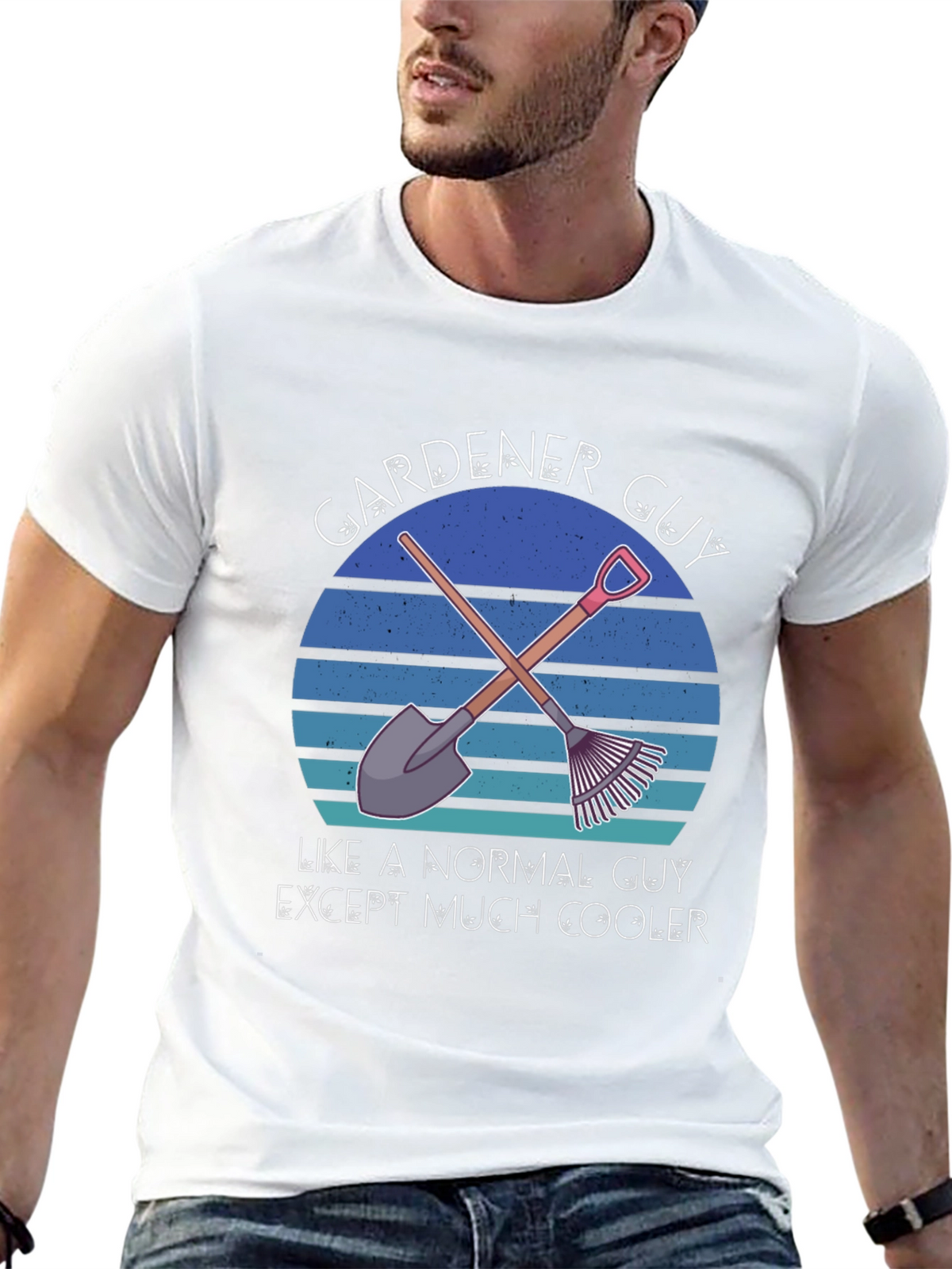 Gardener Guy T-Shirt - Cool Gardening Design