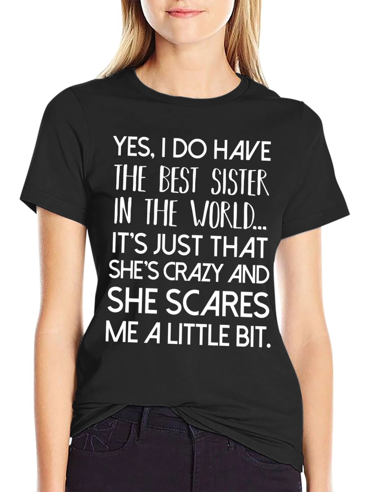 Funny Best Sister Graphic Tee