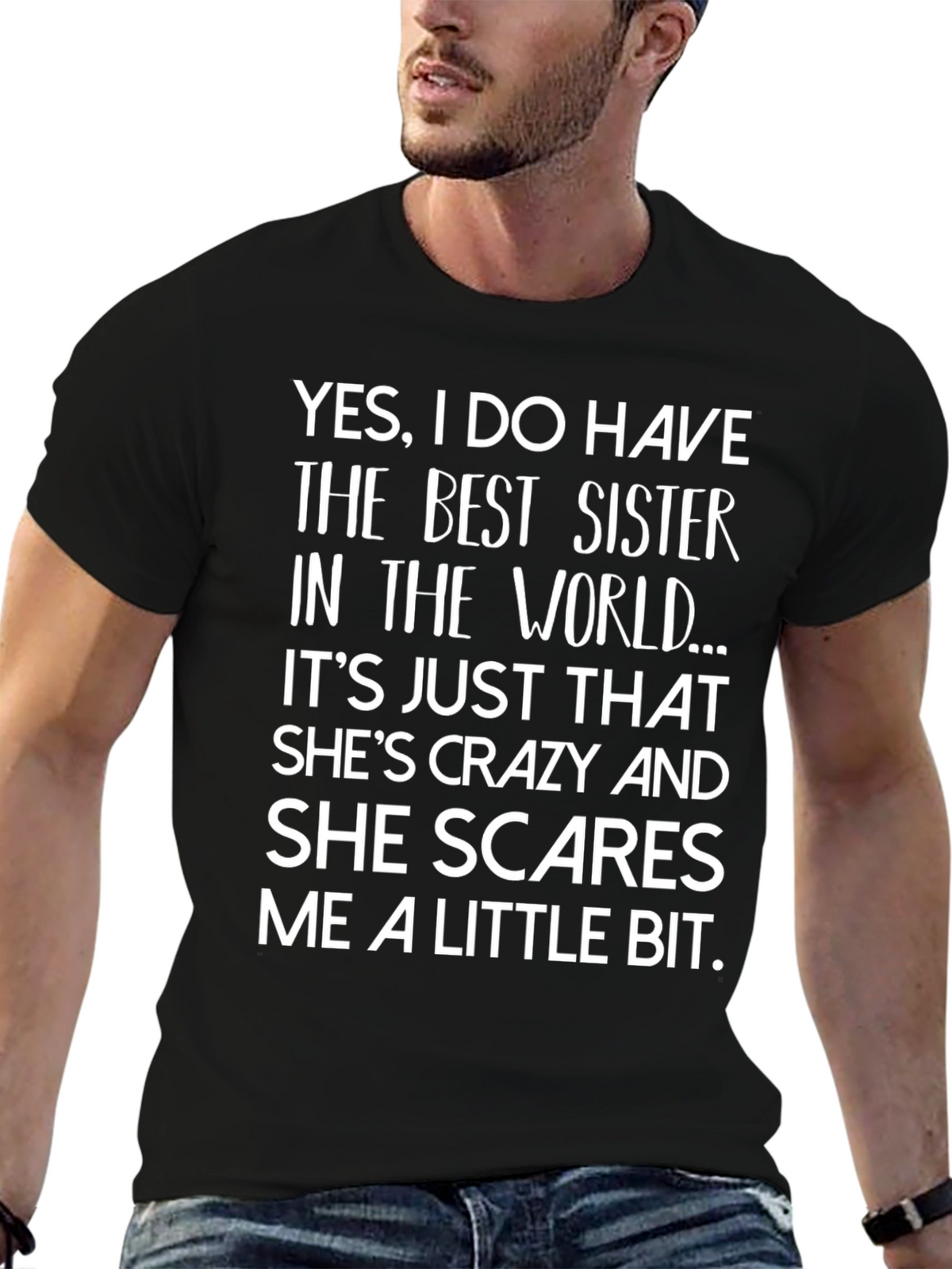 Funny Best Sister Graphic Tee