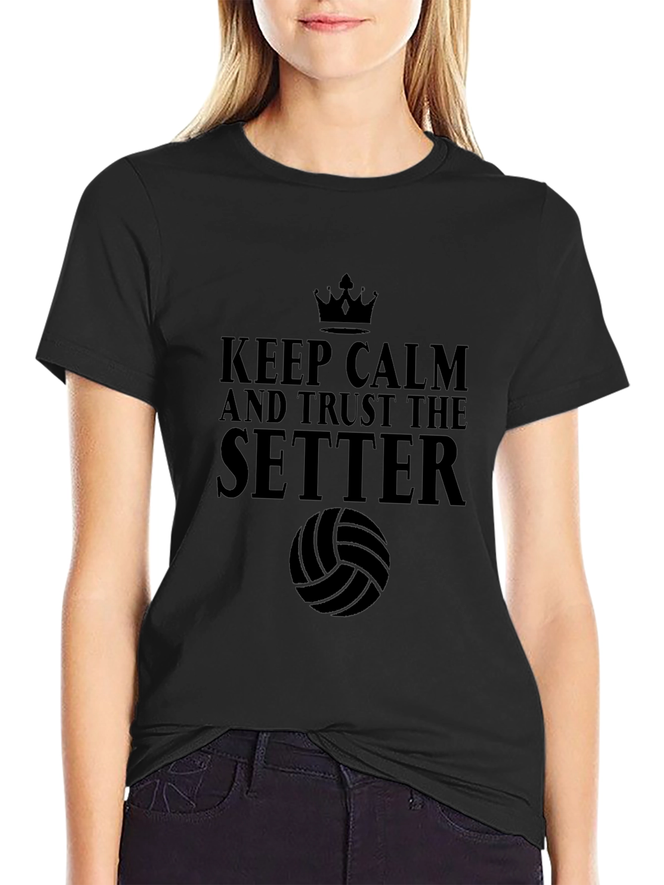 Keep Calm and Trust the Setter Volleyball T-Shirt