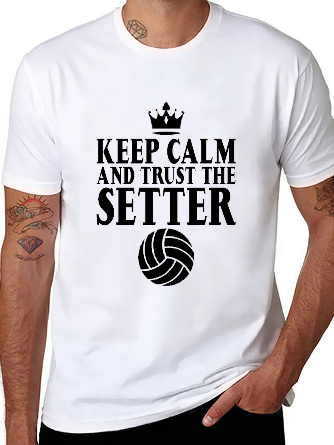 Keep Calm and Trust the Setter Volleyball T-Shirt