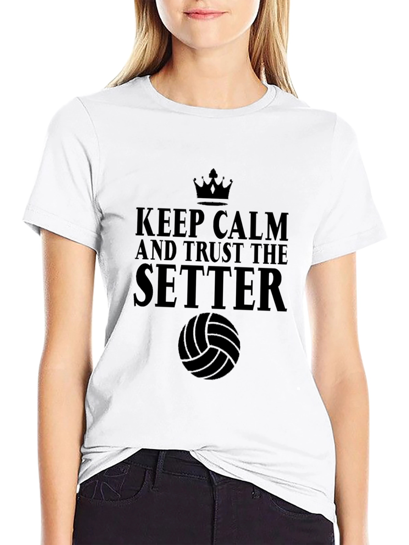 Keep Calm and Trust the Setter Volleyball T-Shirt