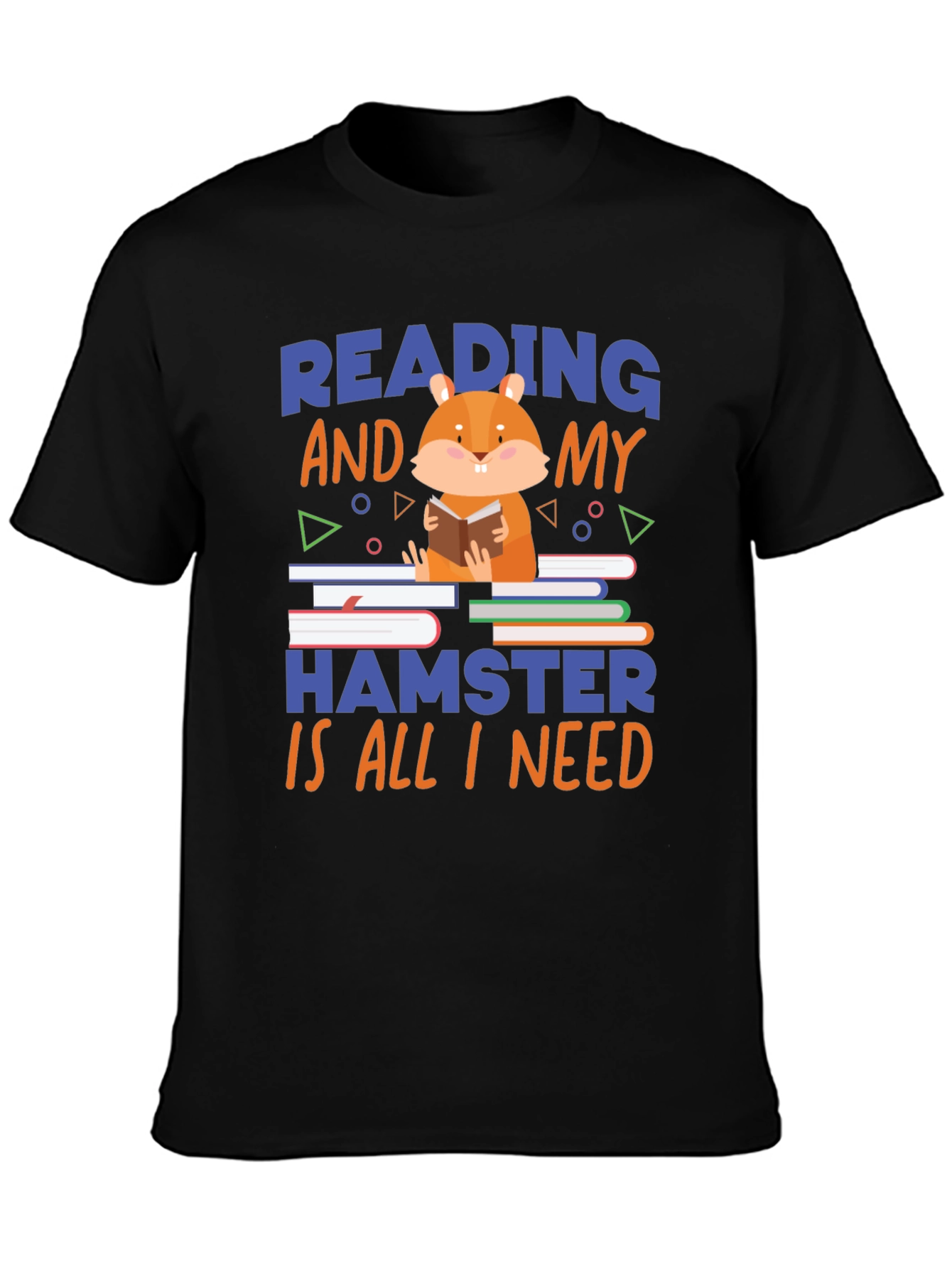 Reading Hamster T-Shirt: Cute & Comfy Novelty Tee