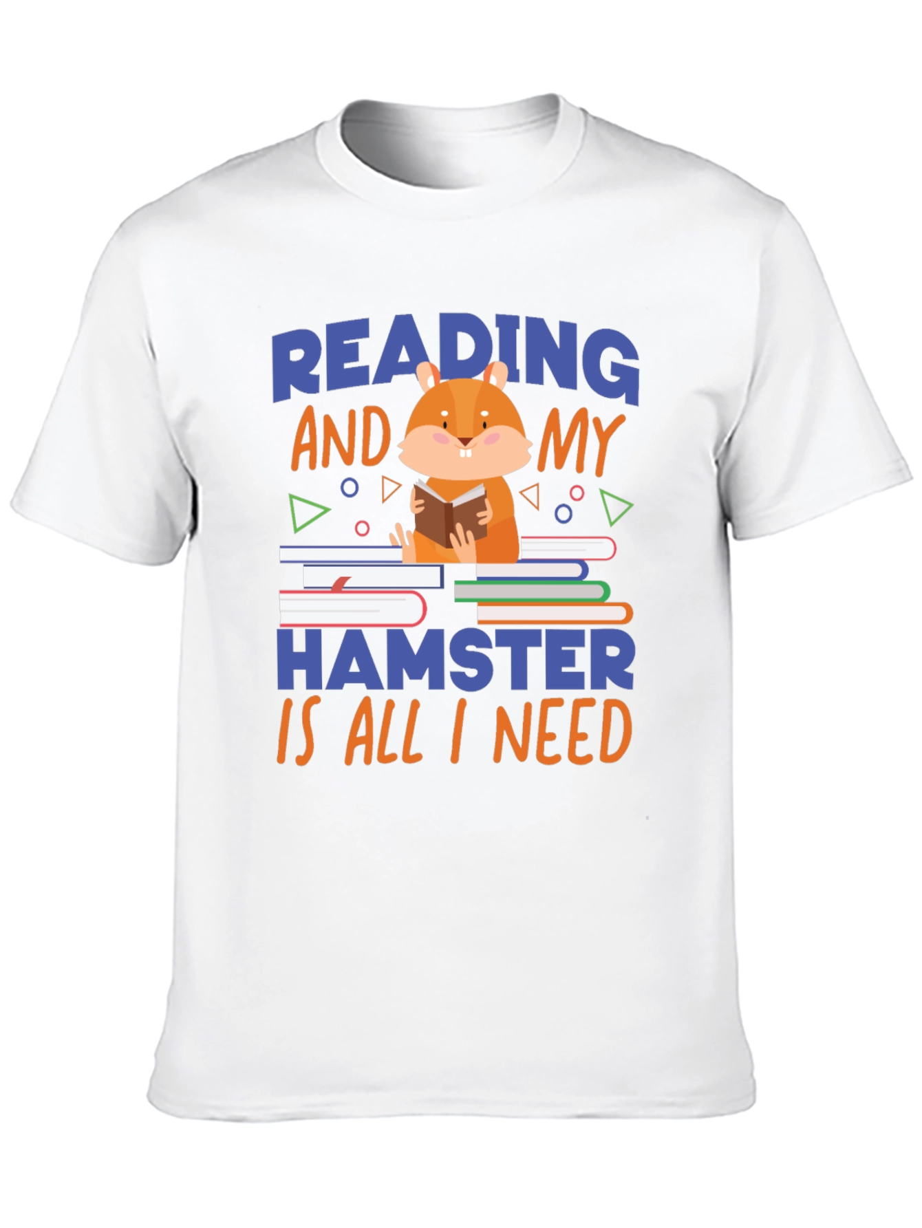 Reading Hamster T-Shirt: Cute & Comfy Novelty Tee