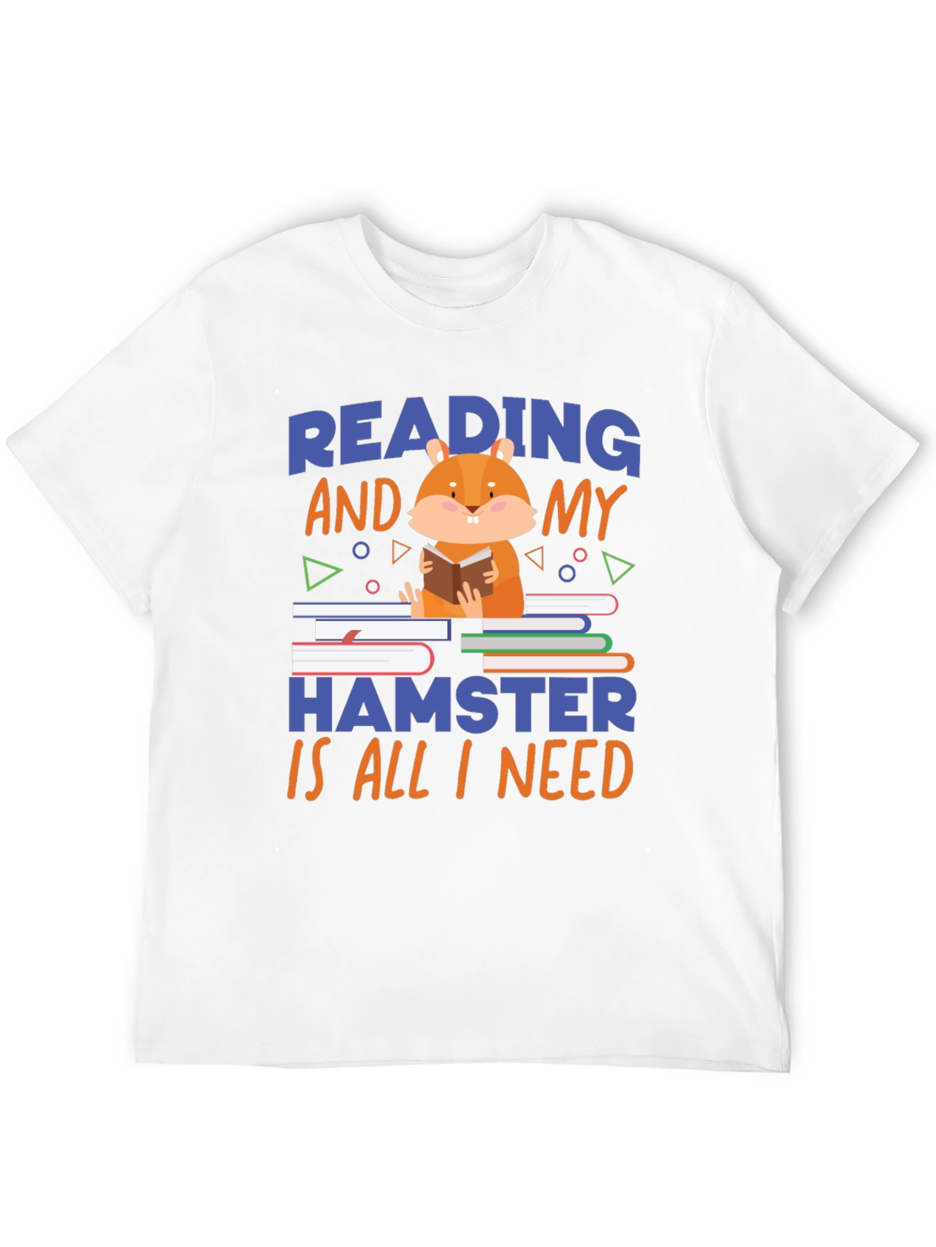 Reading Hamster T-Shirt: Cute & Comfy Novelty Tee