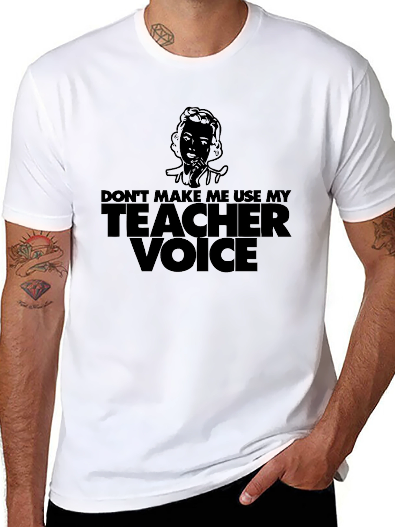Teacher Voice Graphic Tee - Unisex Cotton T-Shirt