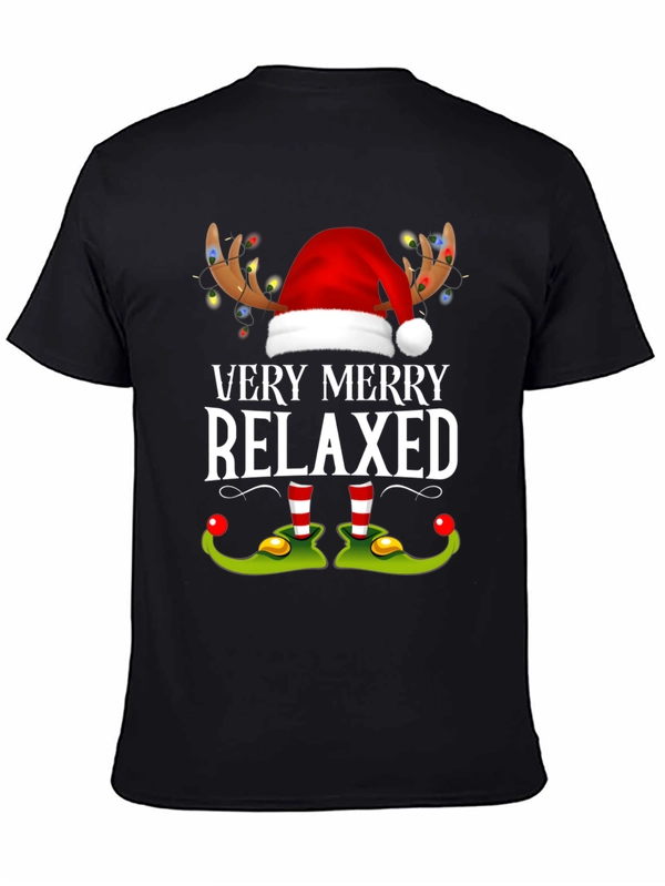Very Merry Relaxed Christmas Graphic Tee