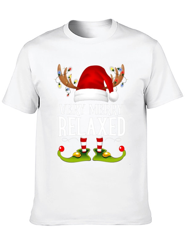 Very Merry Relaxed Christmas Graphic Tee