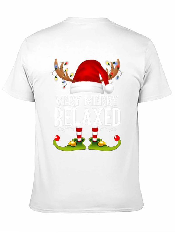 Very Merry Relaxed Christmas Graphic Tee