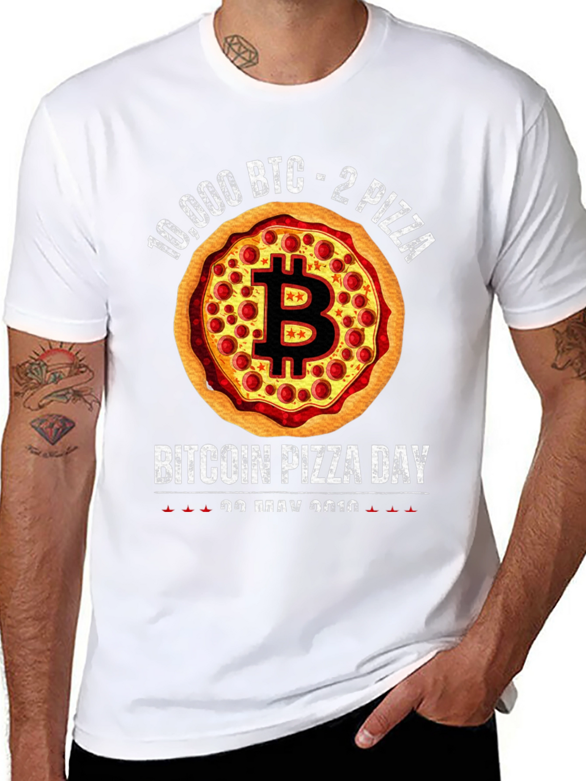 Bitcoin Pizza Day T-Shirt - Crypto Pizza Tee