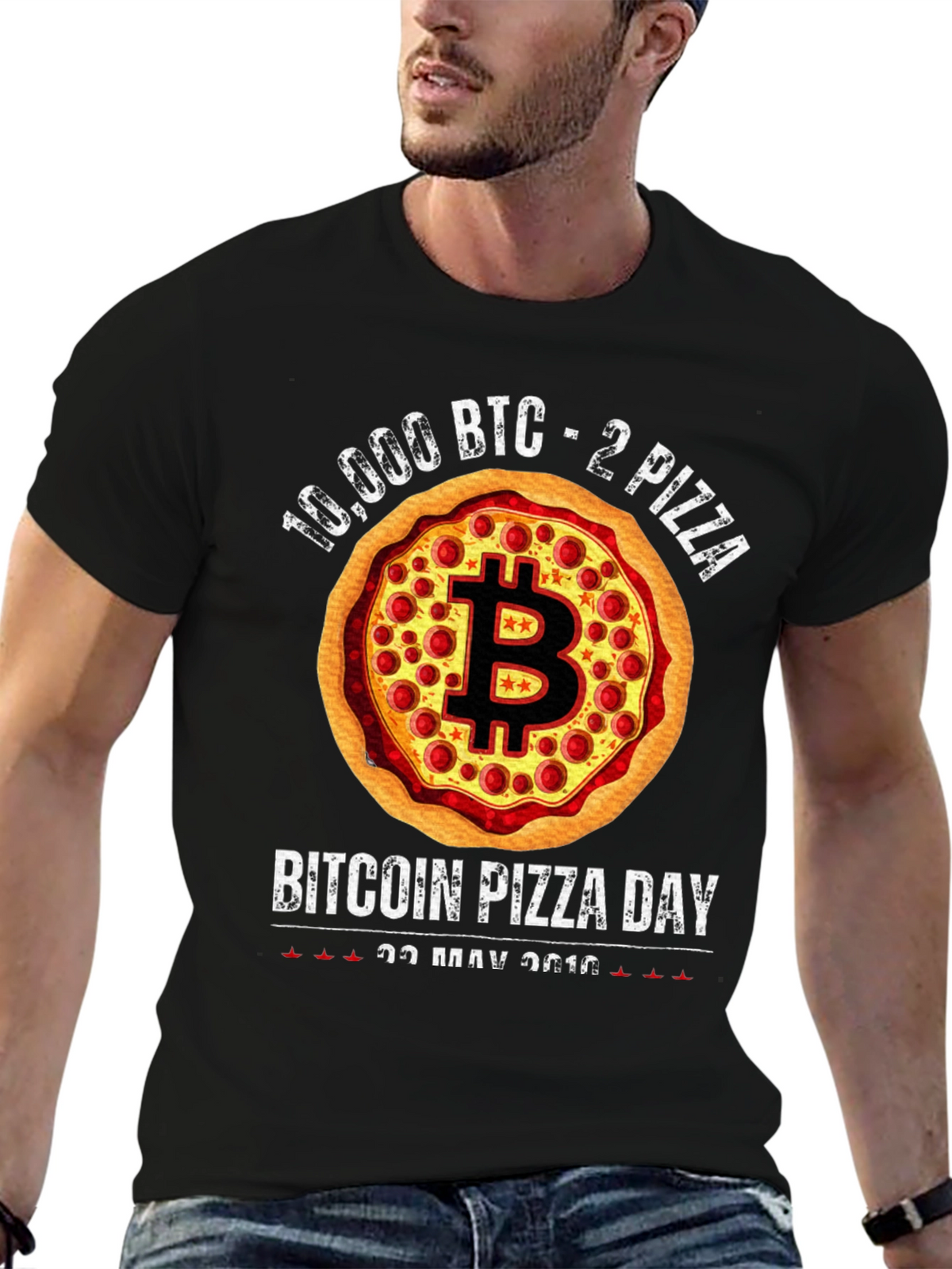 Bitcoin Pizza Day T-Shirt - Crypto Pizza Tee