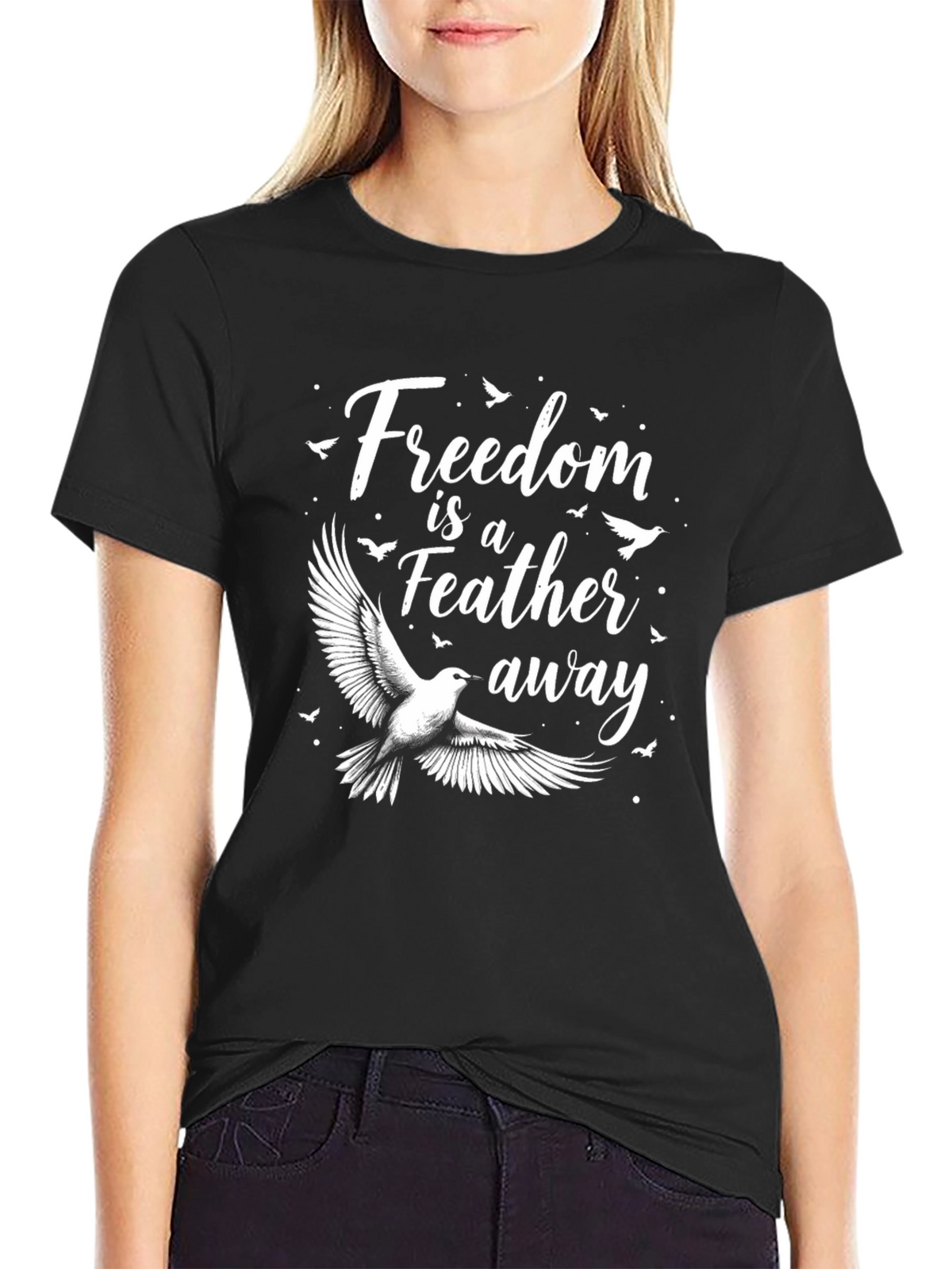 Freedom Dove Graphic Tee | Feather Away T-Shirt