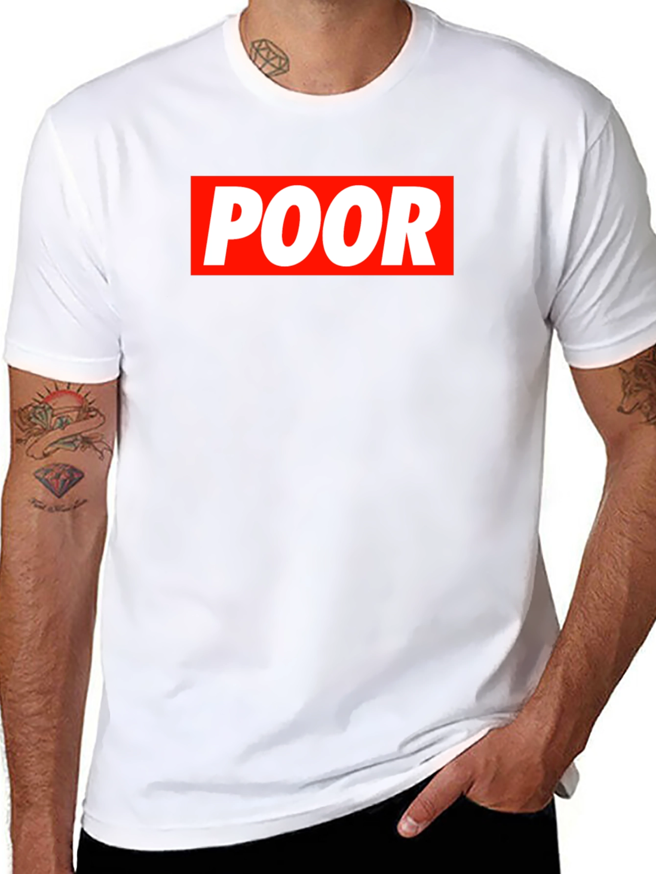 POOR Graphic T-Shirt - Streetwear Fashion Tee