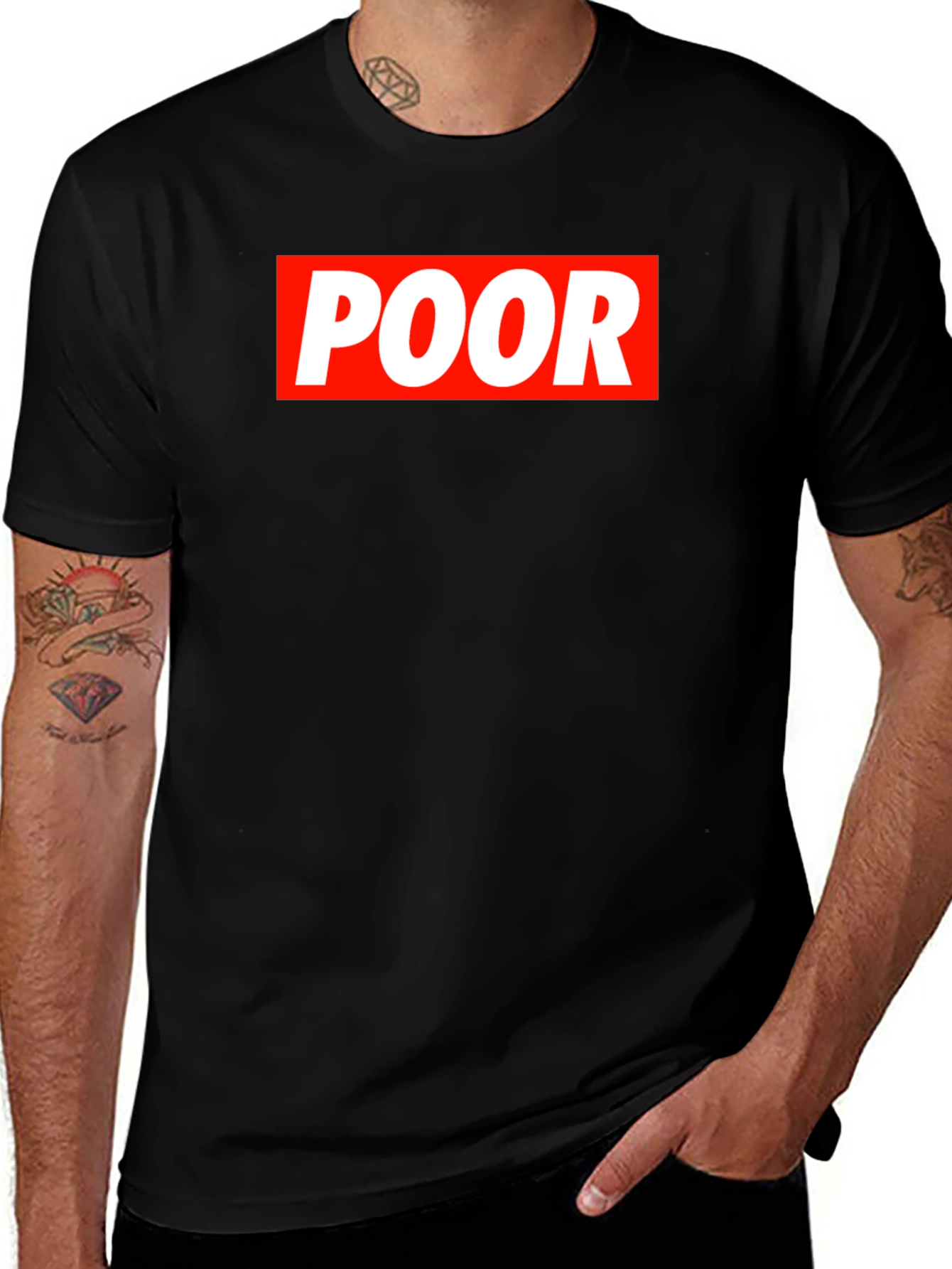 POOR Graphic T-Shirt - Streetwear Fashion Tee