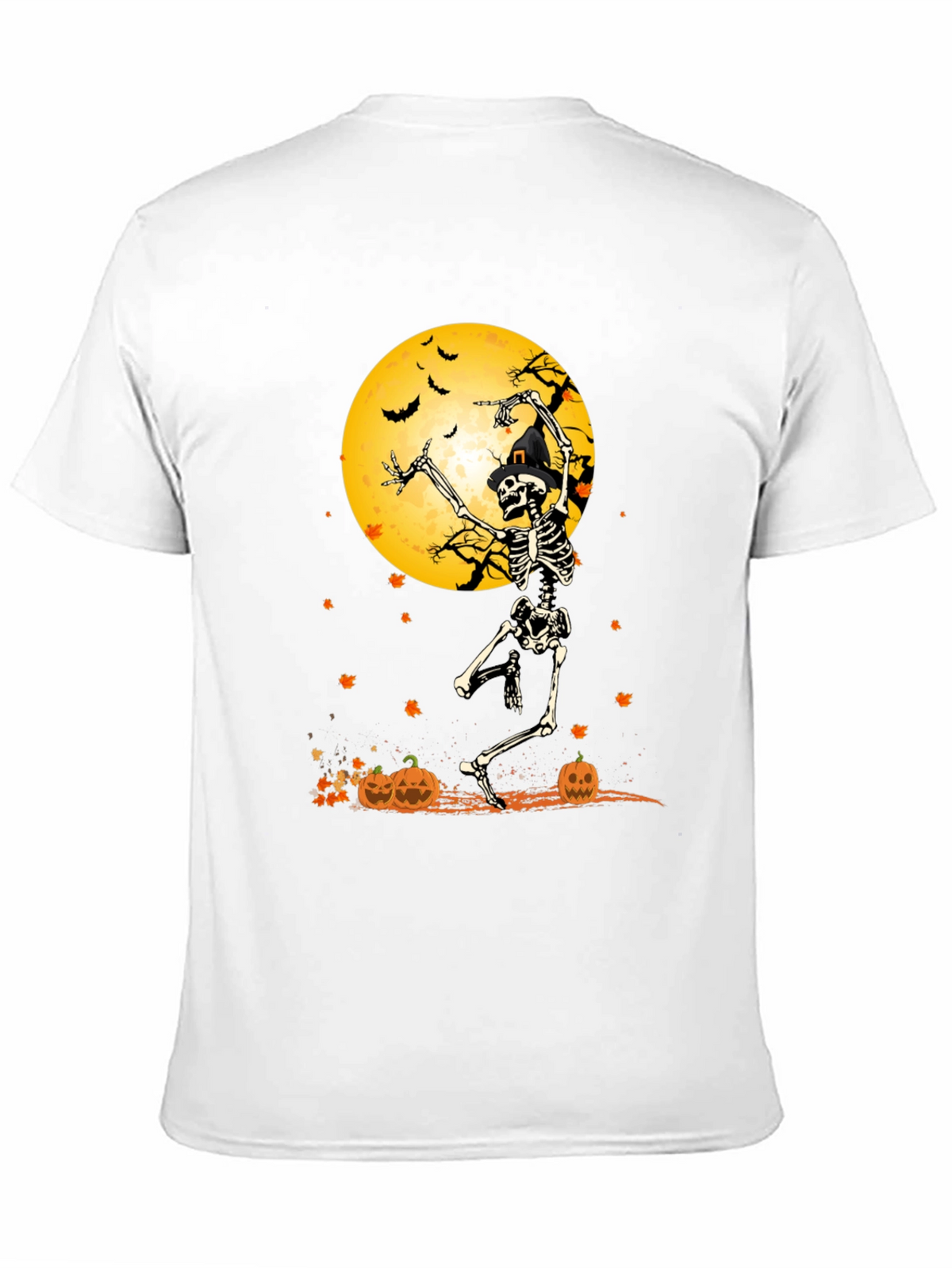 Halloween Skeleton Moon T-Shirt