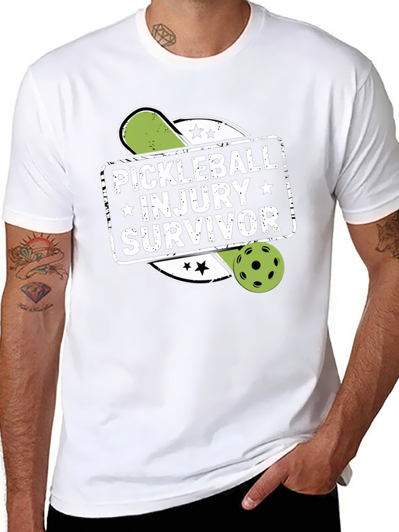 Pickleball Injury Survivor Graphic Tee