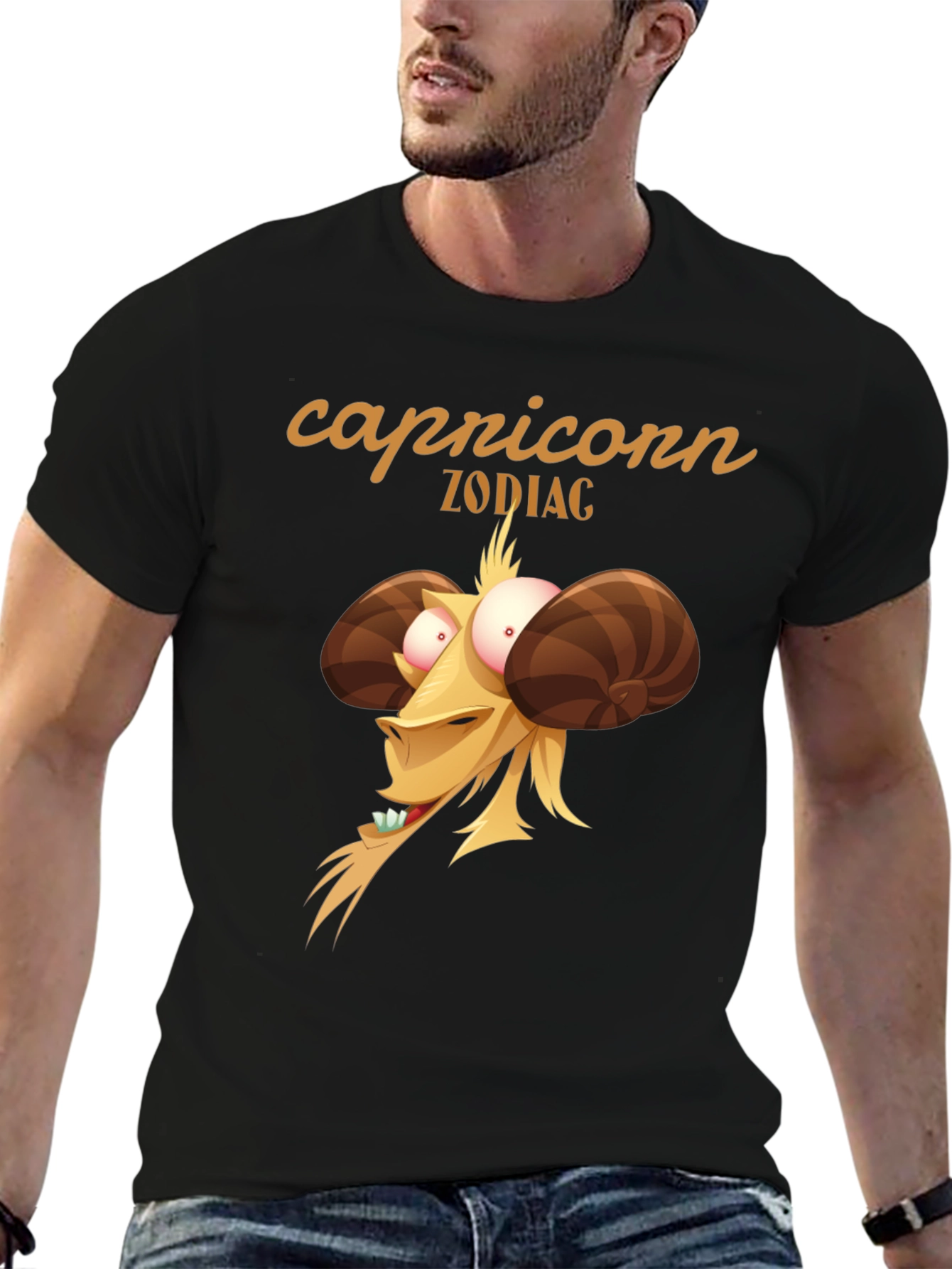 Capricorn Zodiac Graphic T-Shirt - Unisex