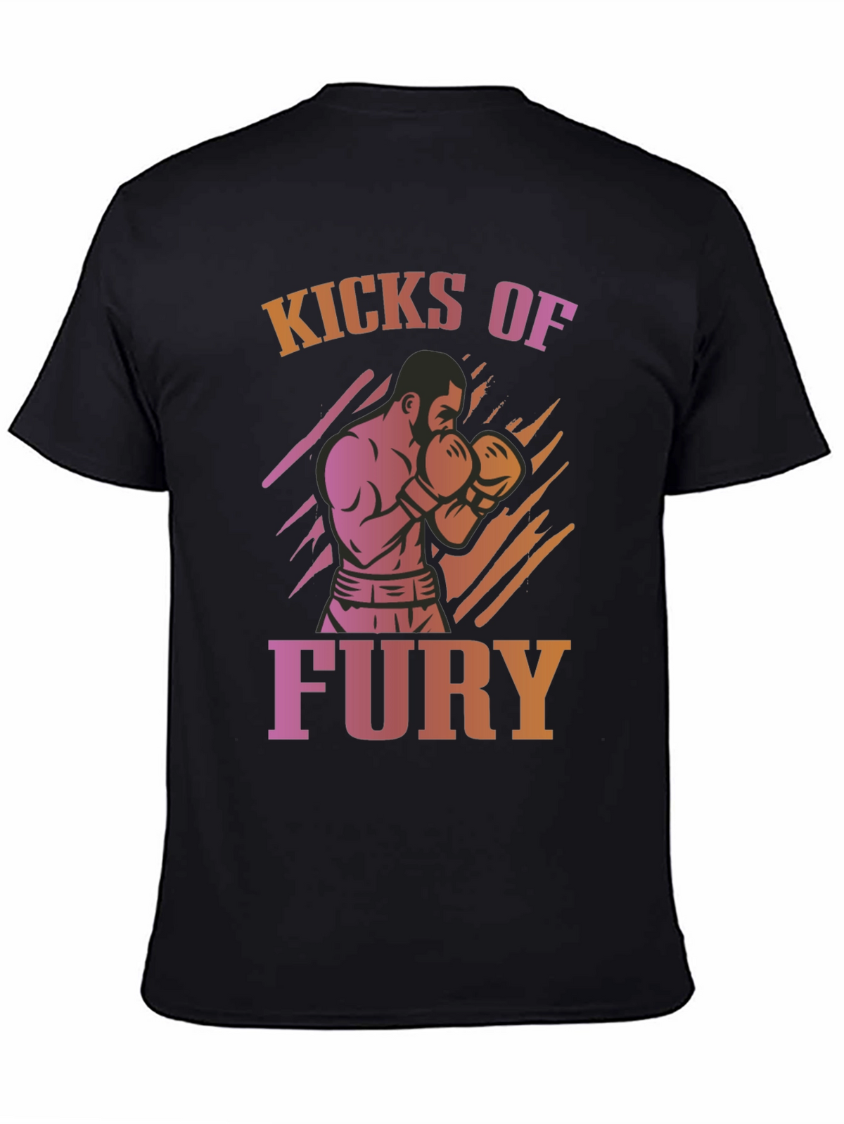 Kicks of Fury Graphic Tee - Boxing Design