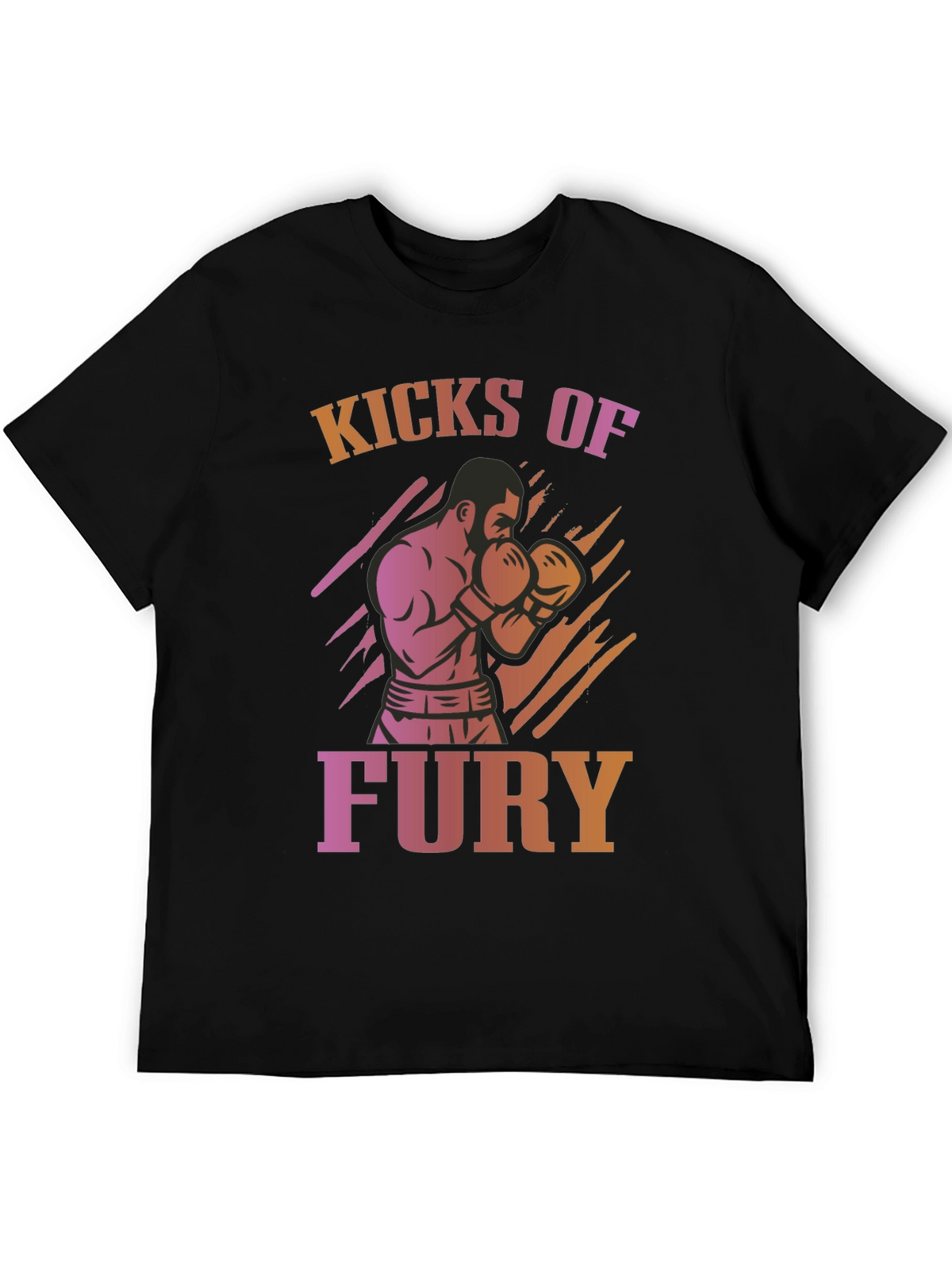 Kicks of Fury Graphic Tee - Boxing Design