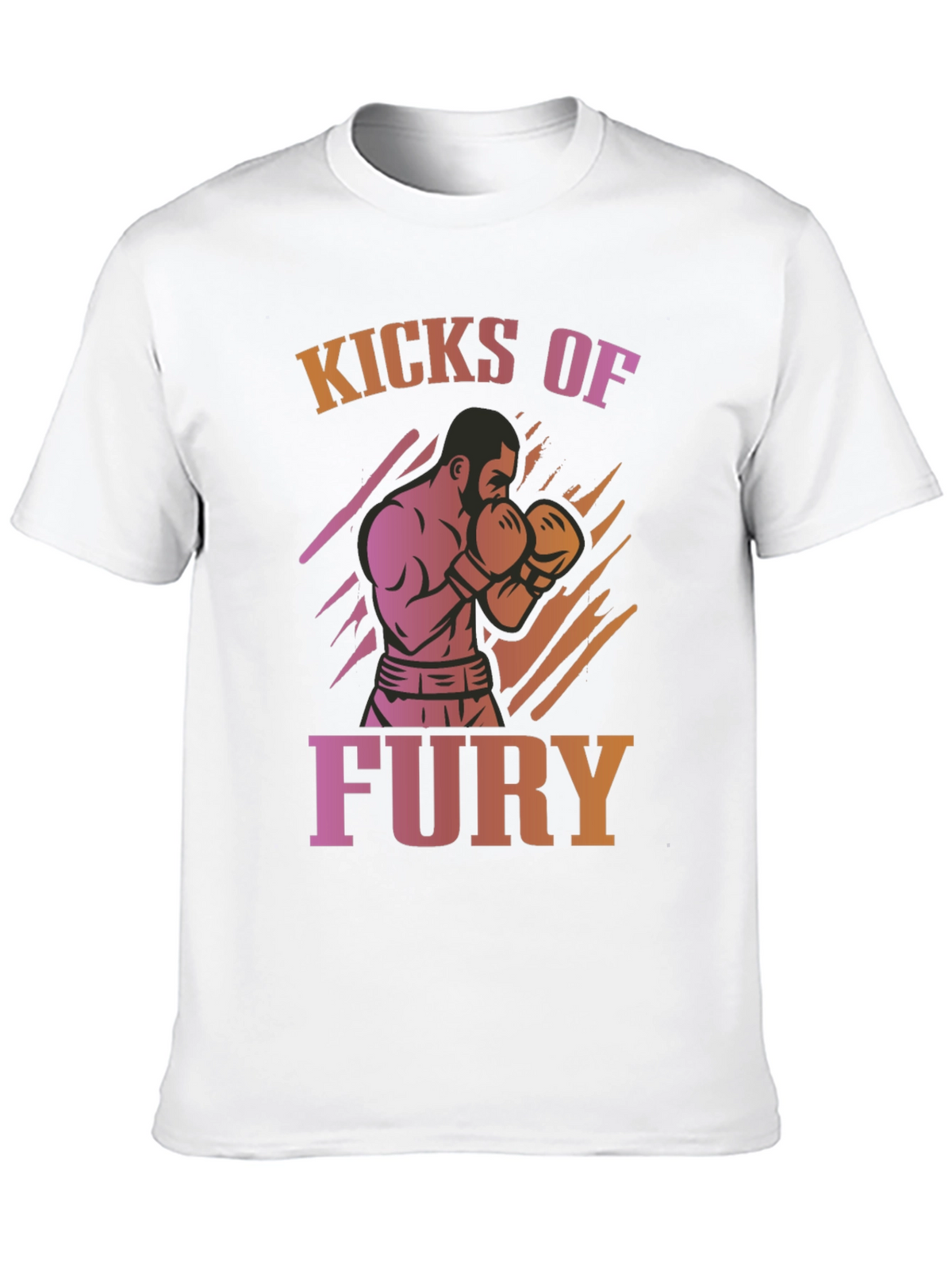 Kicks of Fury Graphic Tee - Boxing Design