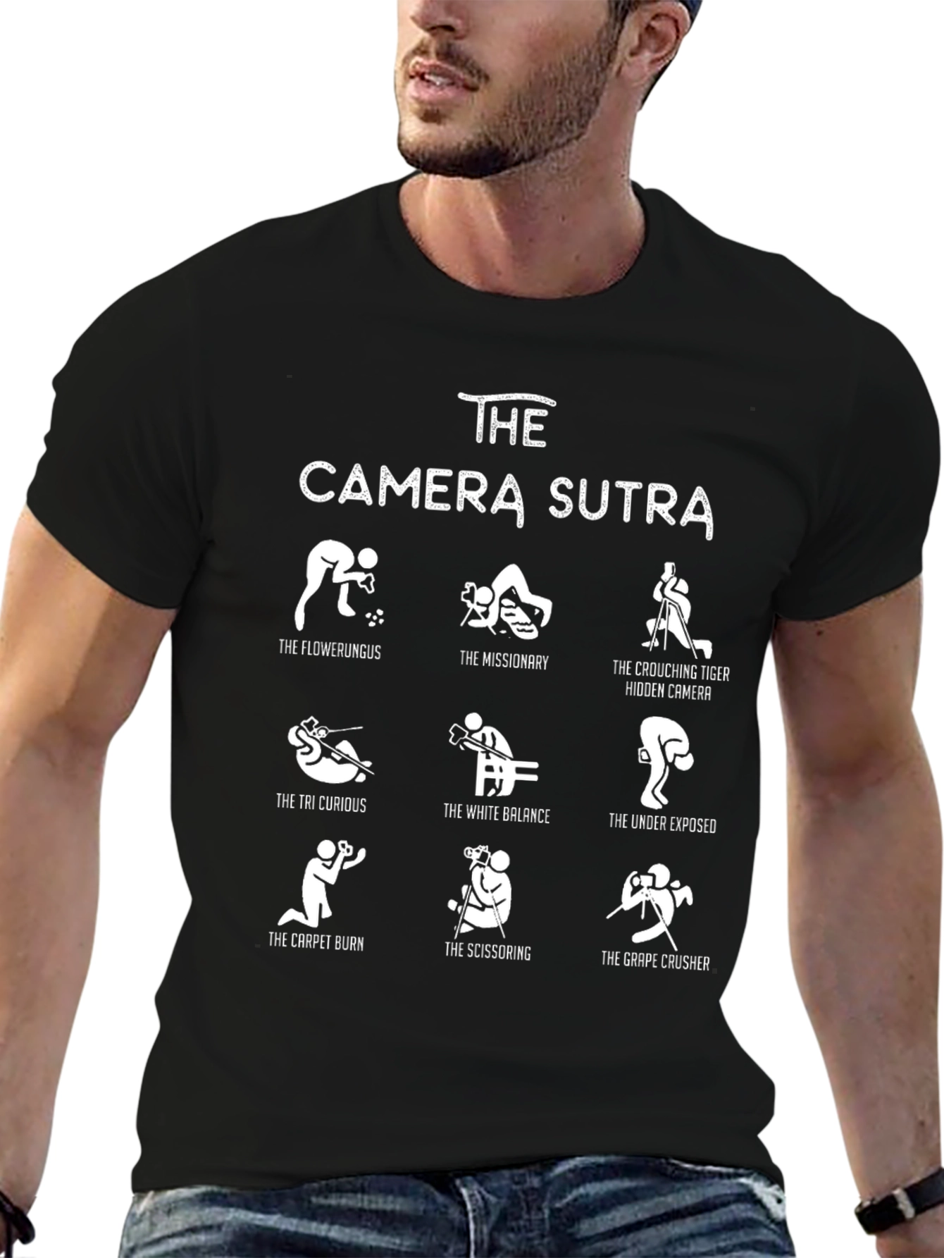 Camera Sutra Graphic Tee - Photography Humor