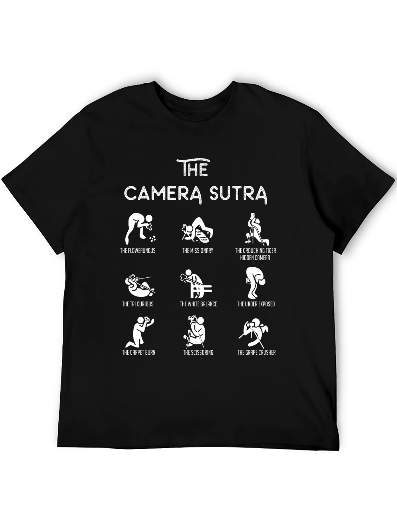 Camera Sutra Graphic Tee - Photography Humor
