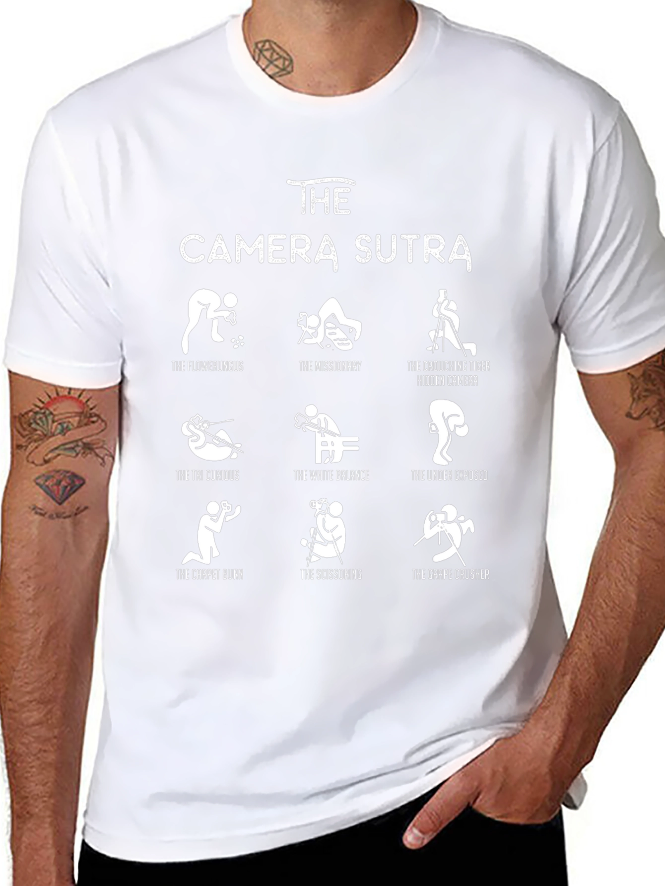 Camera Sutra Graphic Tee - Photography Humor