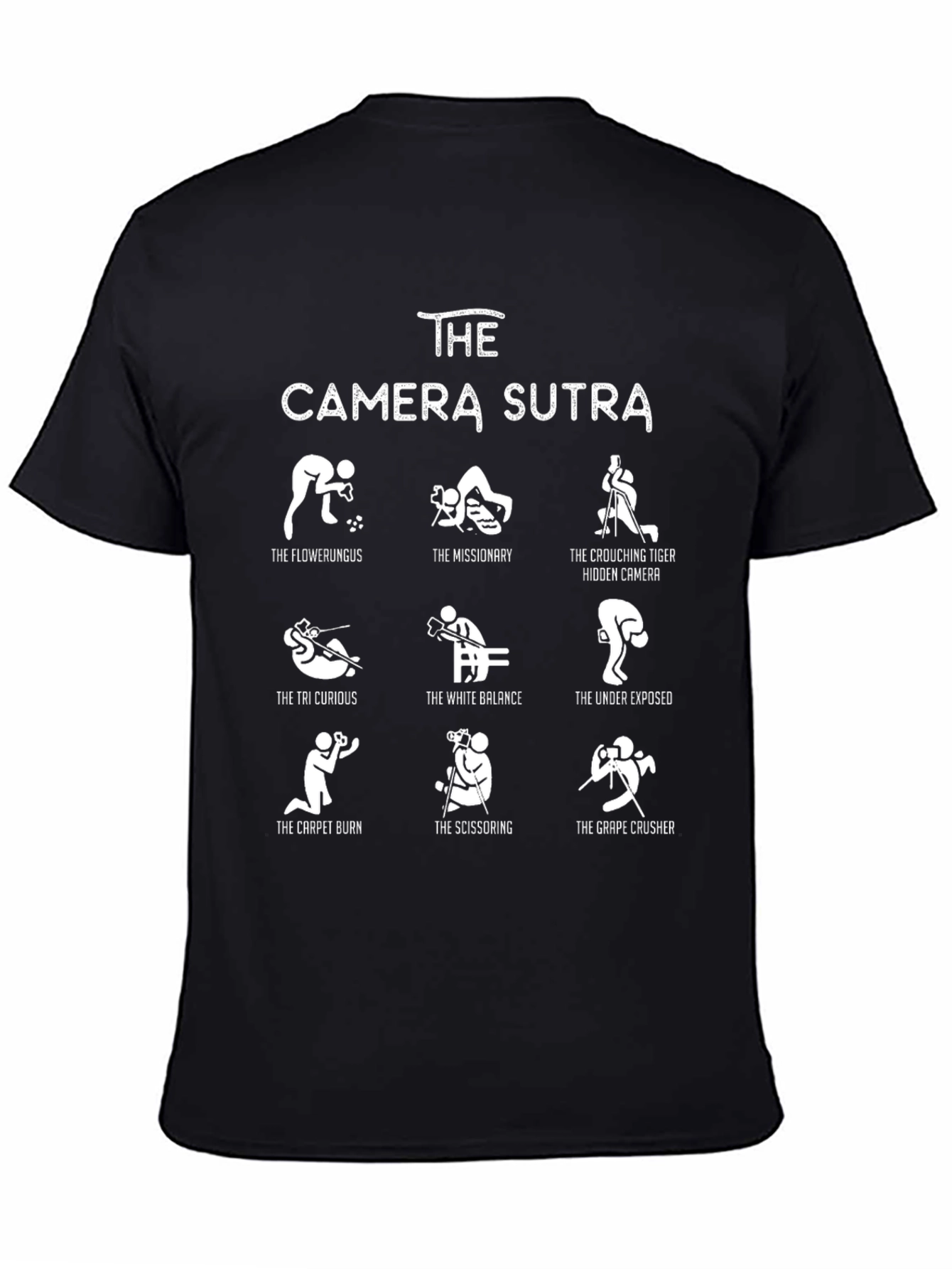 Camera Sutra Graphic Tee - Photography Humor