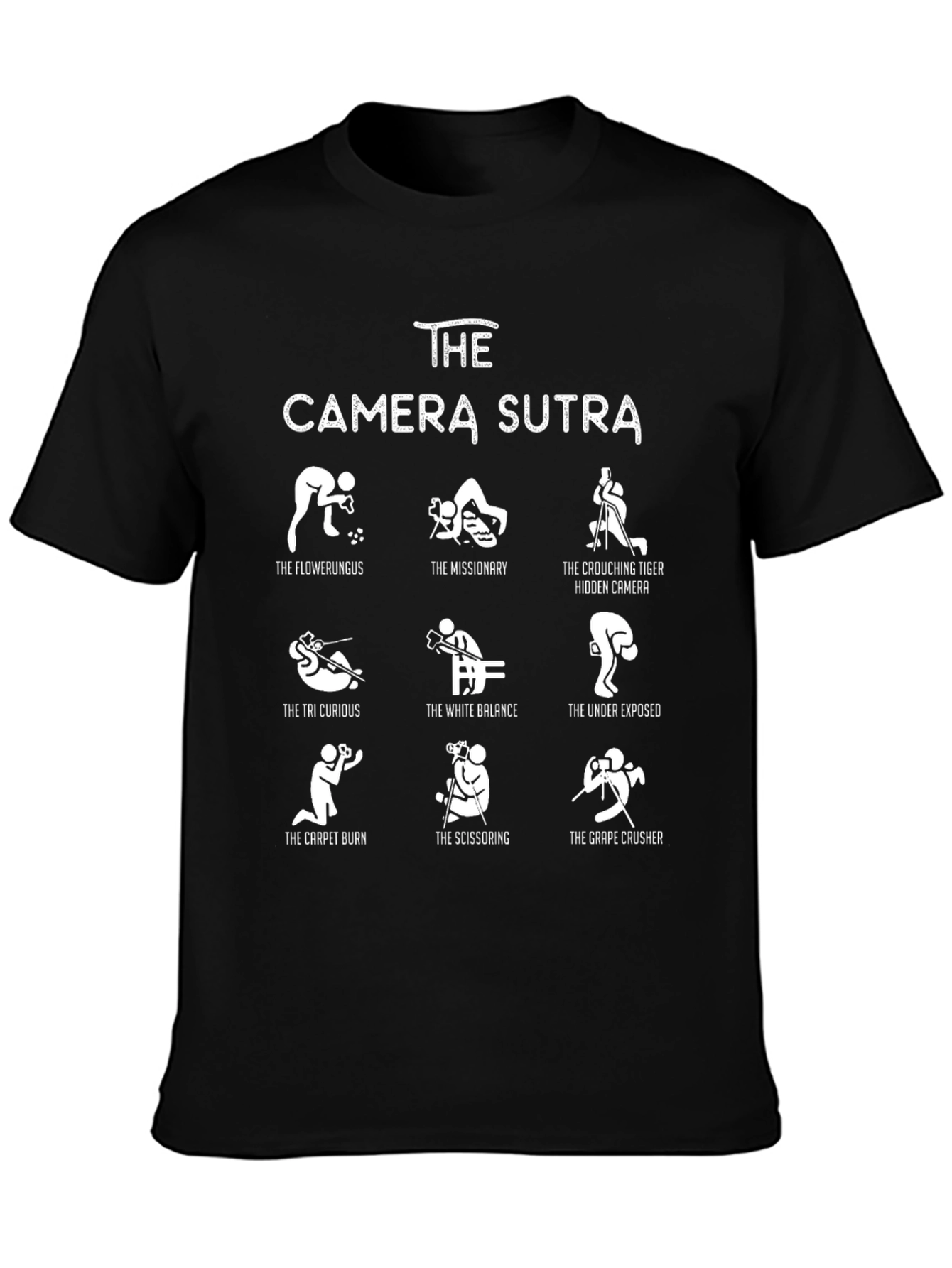 Camera Sutra Graphic Tee - Photography Humor
