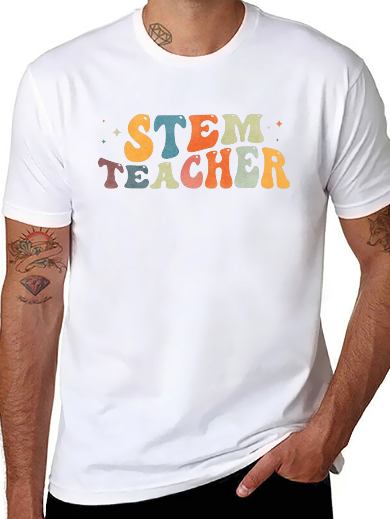 STEM Teacher Retro T-Shirt