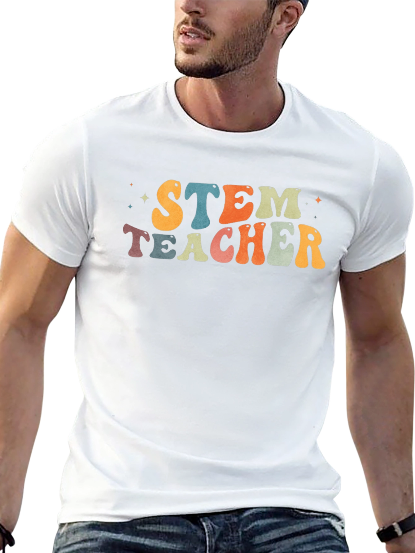 STEM Teacher Retro T-Shirt