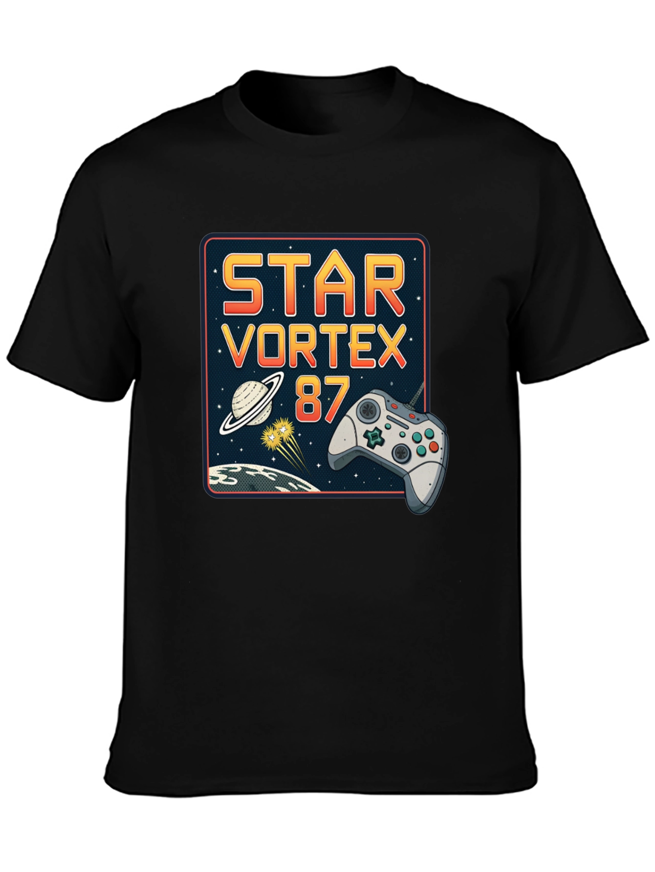 Star Vortex 87 Retro Gaming T-Shirt