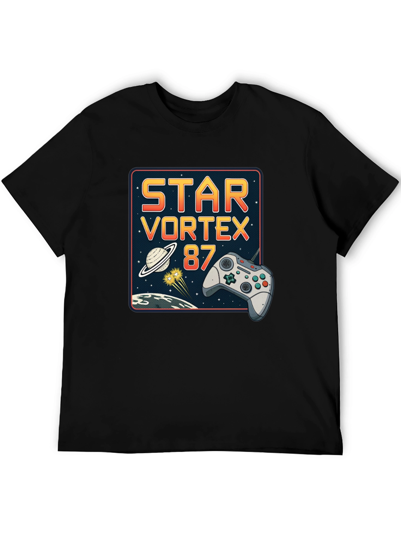Star Vortex 87 Retro Gaming T-Shirt