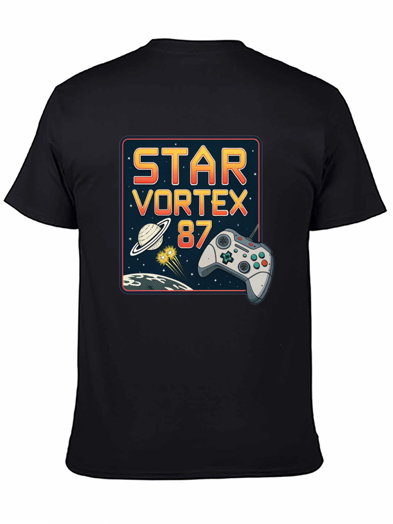 Star Vortex 87 Retro Gaming T-Shirt