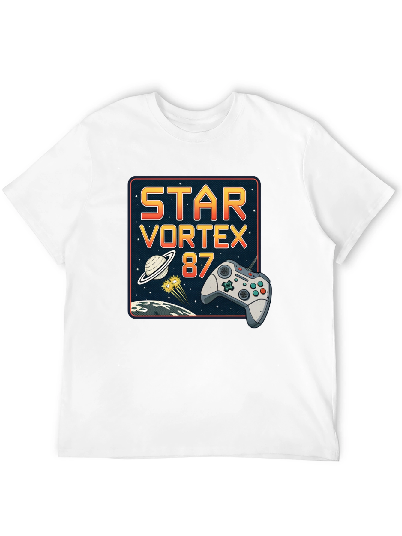 Star Vortex 87 Retro Gaming T-Shirt