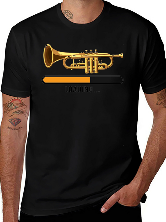 Trumpet Loading Black T-Shirt
