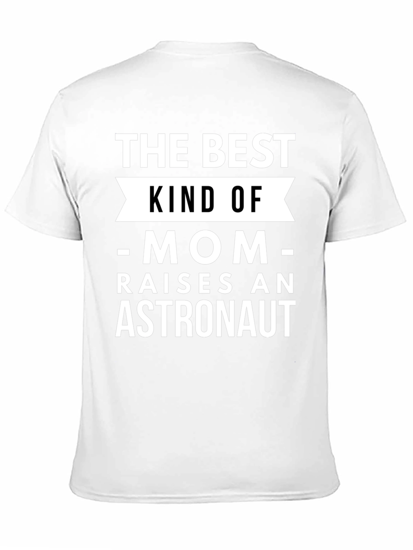 Best Mom Raises Astronaut T-Shirt - Unisex Black Tee