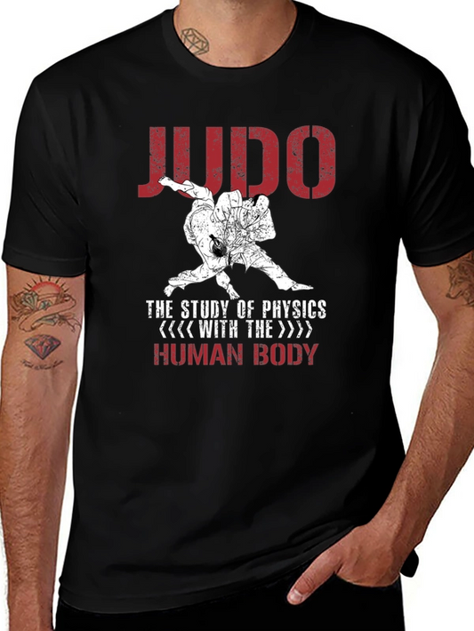 Judo Physics Graphic Tee - Martial Arts T-Shirt