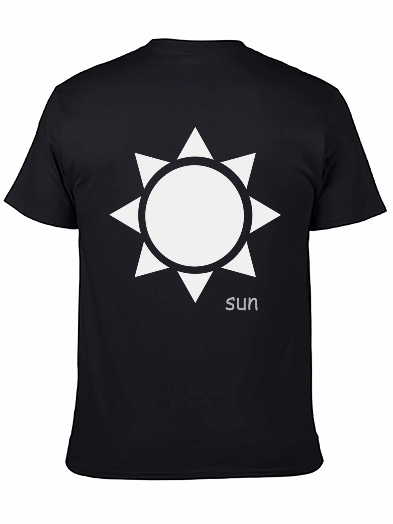 Sun Graphic Black T-Shirt