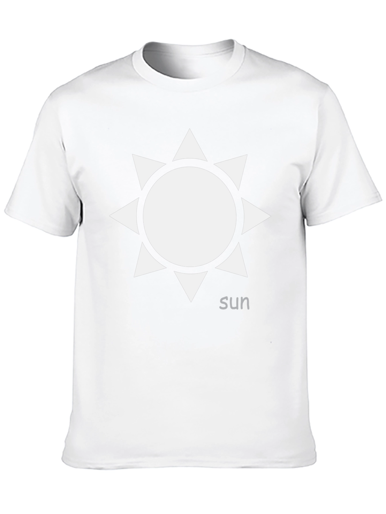 Sun Graphic Black T-Shirt