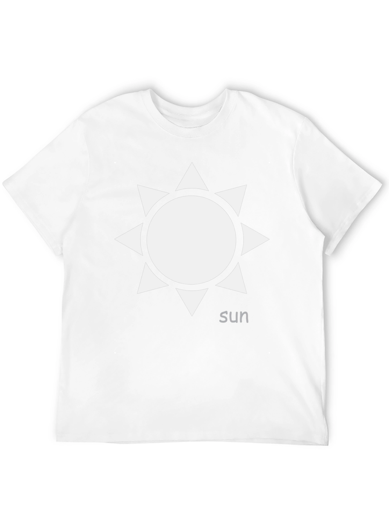 Sun Graphic Black T-Shirt