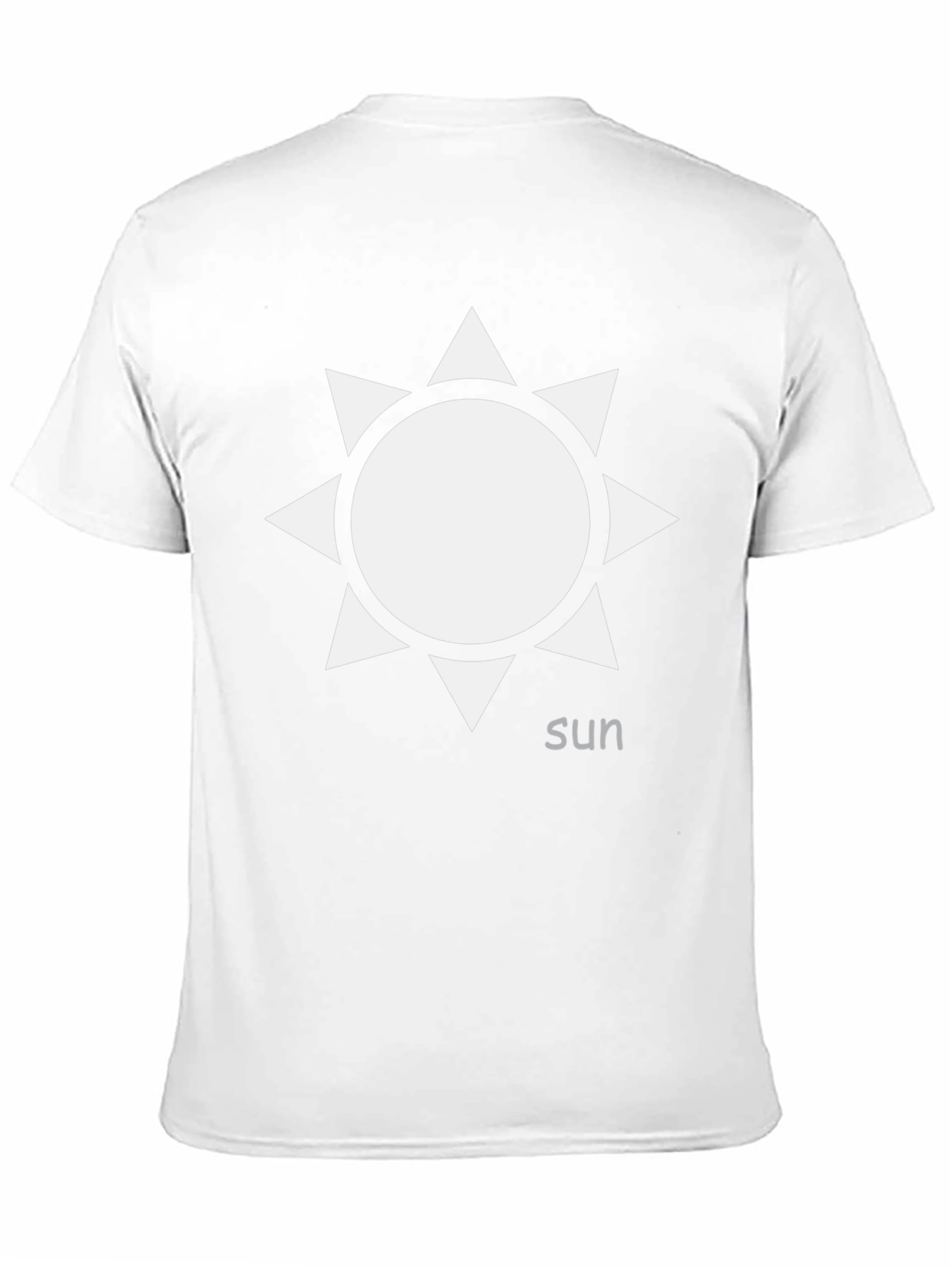 Sun Graphic Black T-Shirt