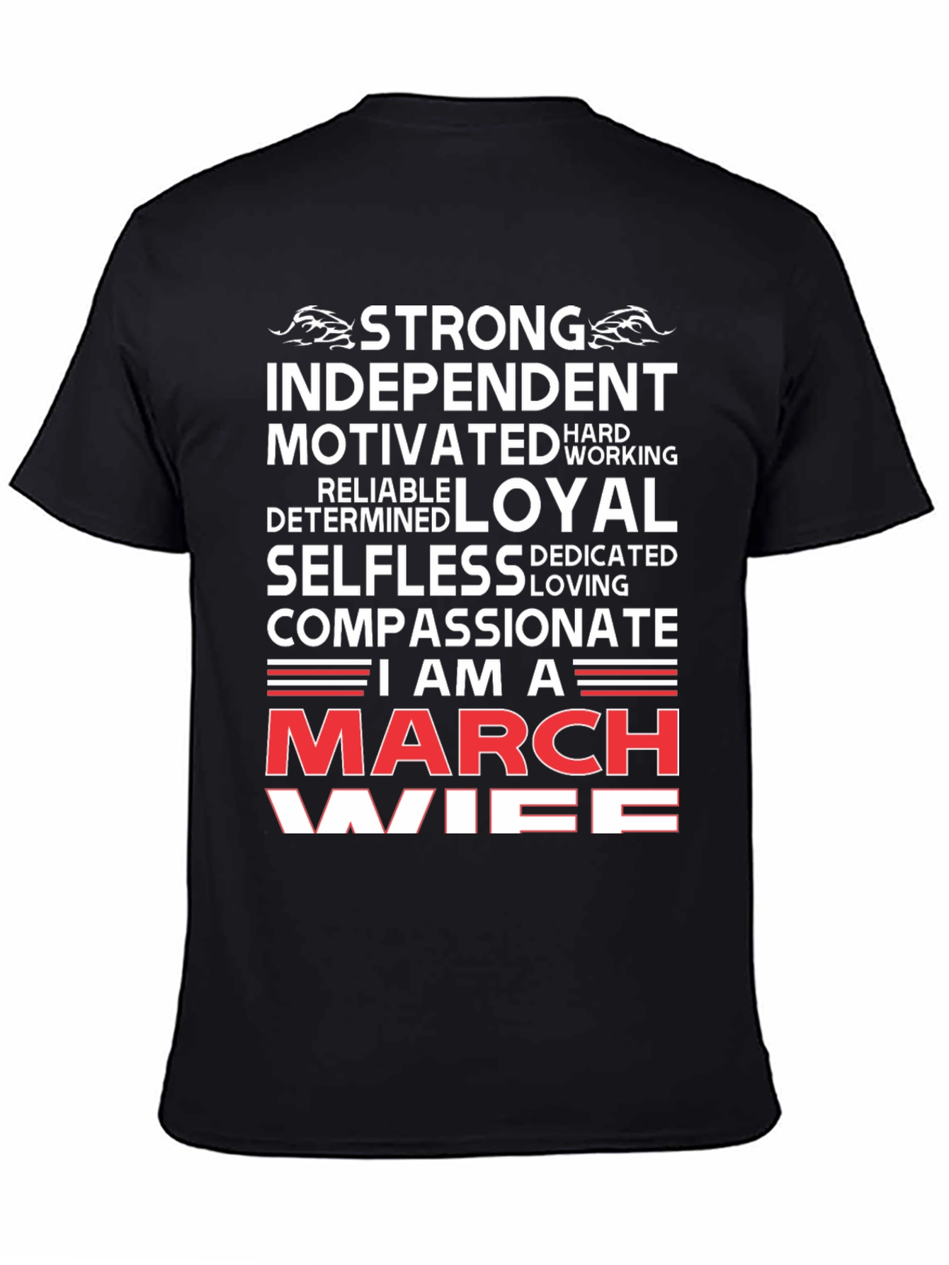 Strong March Wife Graphic T-Shirt