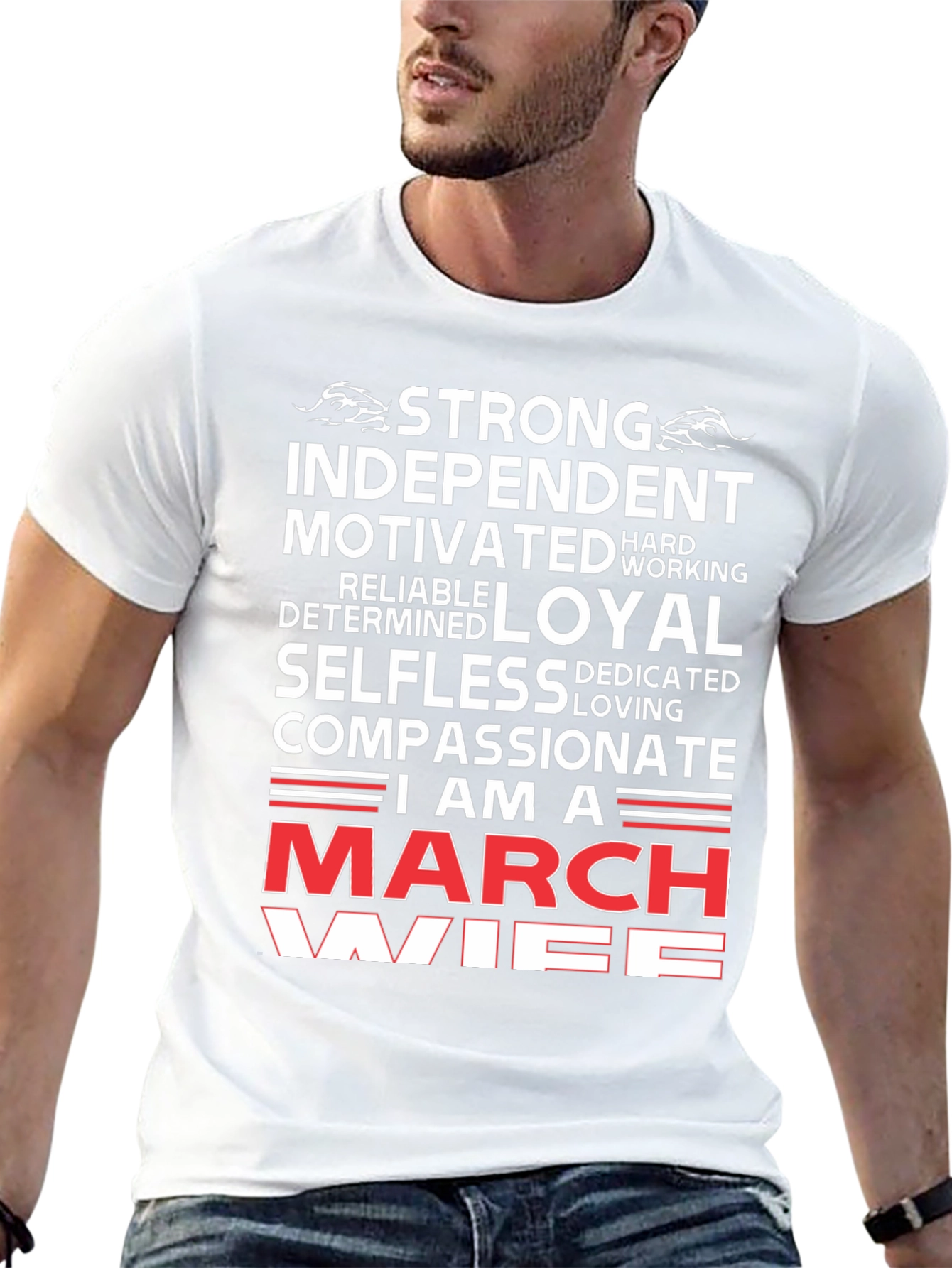 Strong March Wife Graphic T-Shirt
